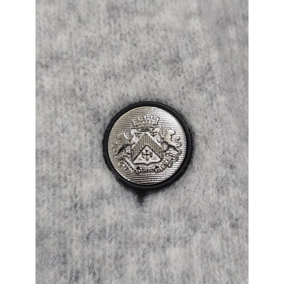 Talbots Women's Gray Button-Up Long Knit Cardigan Coat S Acrylic Blend Size S - Picture 5 of 10